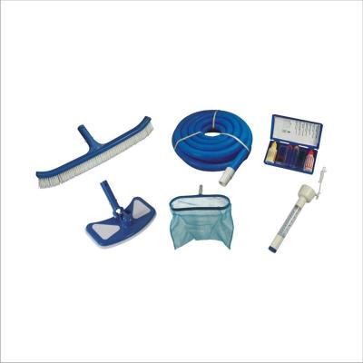 China pool kits including brush, vacuum head, skimmer, hose, test, water thermometer PPK04 for sale