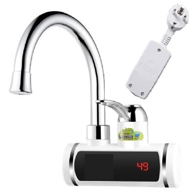 China BF18KCP CB/CE 3000w 220v Thermostatic Faucets Led Digital Display Instant Hot Water Faucet Electric Heating Faucet With MCP/ELCP Plug for sale