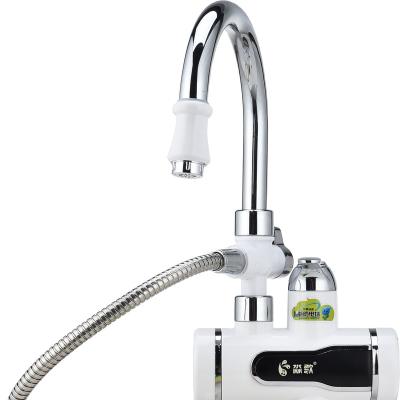 China Hotel Kitchen Faucet Cold And Hot Water Mixer 220v Water Heater Instant Tap Electric Faucet for sale