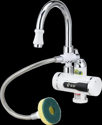 China Hotel GEFEI 3000W 220V 5 Seconds Off Shower Heater Faucet Water Heater Tap Electric Hot Water Heater for sale