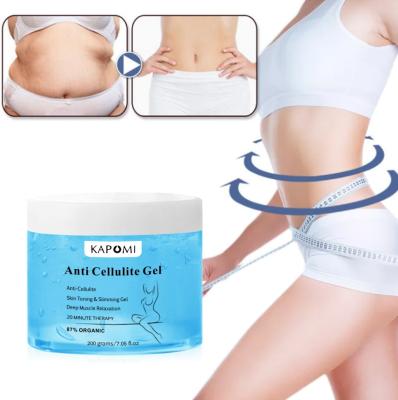 China Anti Cellulite Weight Loss Creams Gel Cream Hot Slimming Organic Organic Body Firming Fat Burning Gel Weight Loss Natural Cellulite Treat for sale