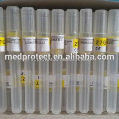 China Medprotect Surgical Supplies Dental Clinic Disposable Dental Needles for sale