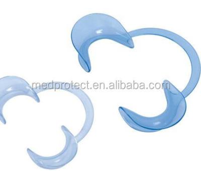 China C Shape Disposable Dental Cheek Retractors Blue Mouth Opener Large for sale