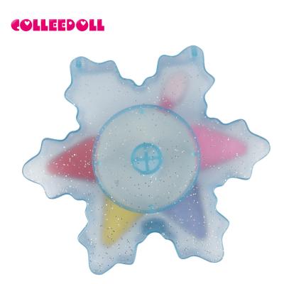 China Kids Toy Snowflake Shape Cosmetic Cosmetic for Kids Children Cosmetics Pretend Play Makeup Toys Girls Kids Makeup Sets Toddler Washable Do for sale