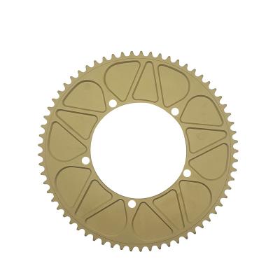 China YOSHOKA Mountain Bikes Track Bicycle Chain Ring Custom Titanium Nitride Coating Custom Bicycle Chainrings Track Chainrings for sale