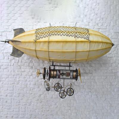 China Europe Metal Handmade Airship Model Roof Designs Commercial Decoration for sale