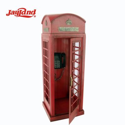 China Europe Style Antique Telephone Booth /Metal Model / Old Style for sale