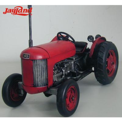 China Handmade Decoration Metal Model Tractor Craft Birthday Gift Home Decor for sale