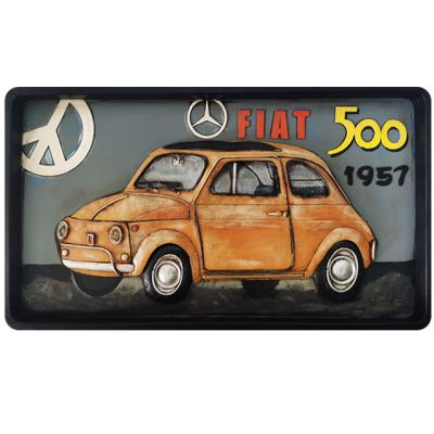 China Minimalist WALL DECOR PAINTING WITH 3D CAR MODEL for sale