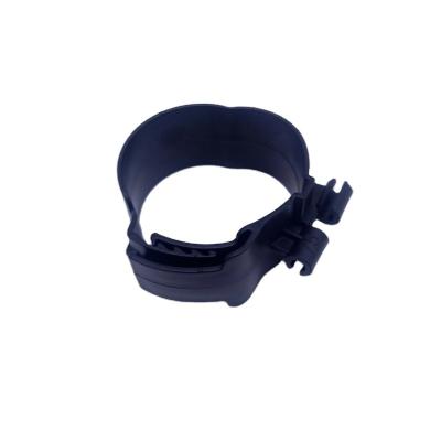 China Quick Installation China Hot Selling Tube Clamp Fixing Air Conditioning Copper Center Tubes Buckle Black Pipe Plastic Buckle O Shape Pipe Clamp for sale