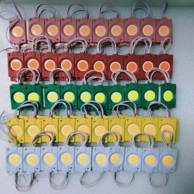 China 2.4W IP68 DC12V Flash Word/Pink Blister With COB Chip Injection LED Modules Lens Channel Letter Lighting Led Module for sale