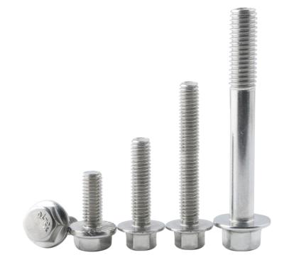 China Stainless Steel Customized ANSI DIN Grade 12.9 High Strength Serrated Hex Flange Bolts for sale