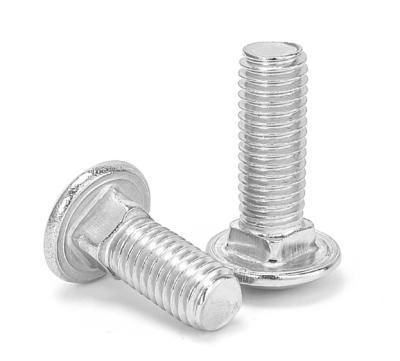 China DIN 603 Stainless Steel M6 M8 M10 Stainless Steel Galvanized Mushroom Square Head Bolts for sale