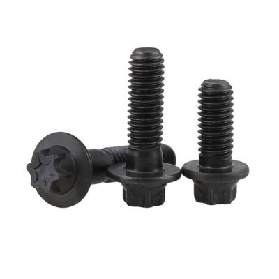 China High Quality DIN Housing Constructions 34800 34801 Grade12.9 Carbon Steel Hexalobular Head Flange Bolts for sale