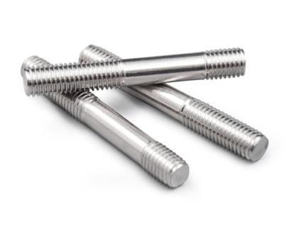 China Hot Sales Housing Constructions DIN ASME Grade 4.8 8.8 10.8 M8 M10 Titanium Alloy SS304 Double End Threaded Studs for sale