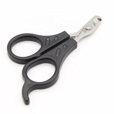 China Viable Dog Finger Luminous Nail Art Cuticle Trimmer Clippers False Nail Cutter Tips Two Speed ​​Three Port With Logo for sale