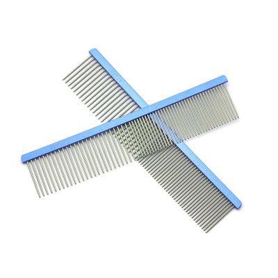 China OEM Viable Pet Groom Furmines Cleaning Hair Removal Brush Needle Comb Peines Para Perros S-35x148mm 21g Spazzola Lisciante for sale