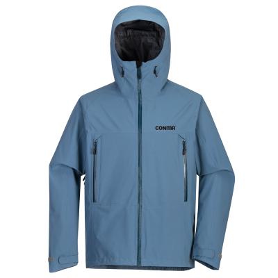 China Outdoor Waterproof Jacket 3 L Breathable Rain Jacket Men's Wind Breaker Jacket for sale