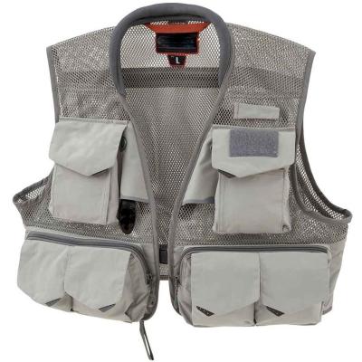 China Wholesale Breathable Men Fly Fishing Zip-Up Vest For Outdoor Sports Fishing Vests For Men for sale