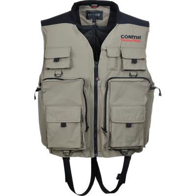 China China Fishing Vest Multi-pocket Waterproof Breathable Fishing Casual Adjustable Vest for sale