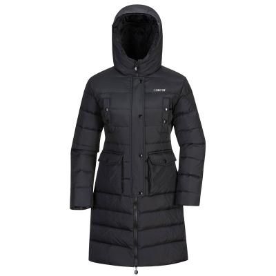 China 2021 new design winter windproof winter jacket long coat down jacket women's stripper outdoor windproof jacket for sale