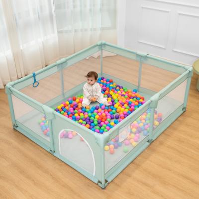 China New Modern OEM Style Baby Playpen With Foam Protector Baby Safety Slide Kids Ball Pit Playpen For Babies Toy Children Indoor Playground for sale