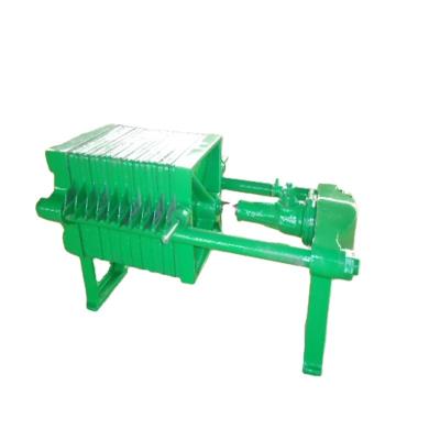 China Small Press Type Hotels 320 Plate Filter Press And Cast Iron High Efficiency Solid And Liquid Separation Of Sewage Sludge for sale