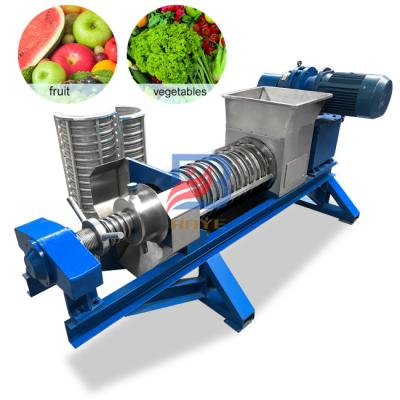 China Kitchen Waste Dewatering Double Screw Water Hyacinth Dewatering Machine for sale