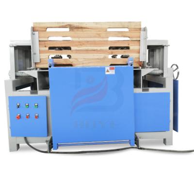 China Construction worksÂ   Automatic Double Head Wood Pallets Notcher / Wood Pallet Notching Machine for sale