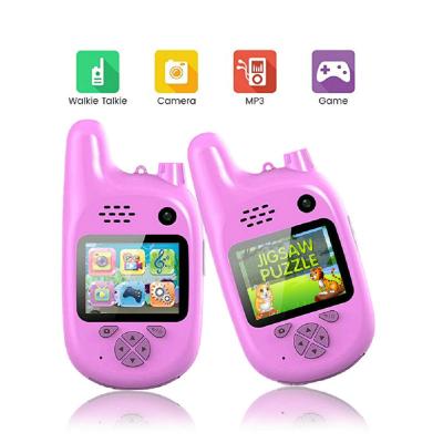 China Smart MP3 Children's Camera With Wireless Intercom Function Call Walkie Talkie Analog Children's Toys Birthday Gift for sale