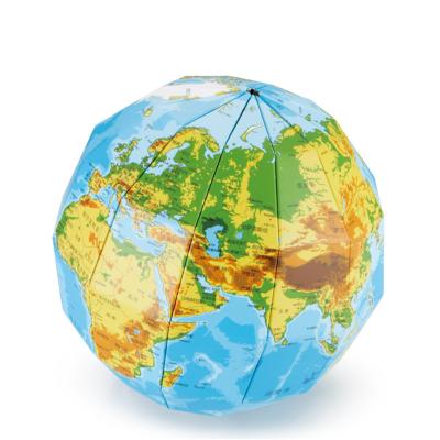 China Collected Paper Globe Children's Education DIY World Puzzle Toy Jigsaw Globe with AR Recognition for Mobile Phones and Tablets for sale