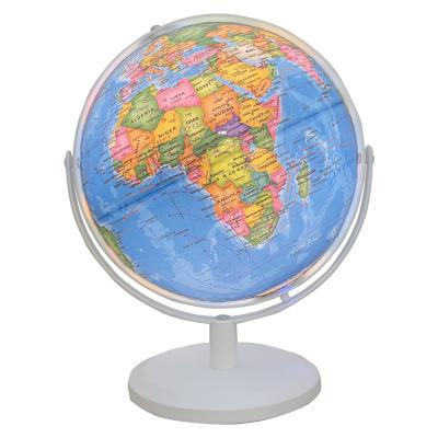 China Smart LED Light+AR Globe Iron Bracket 23cm AR 720 Degree Rotating World Globe Built-in Light Globe for sale