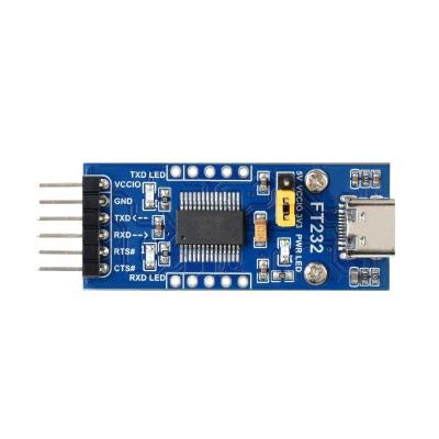 China FT232 USB UART (Type C) programming board, USB to UART (TTL) communication module, USB-C connector for sale