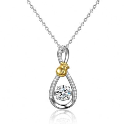 China FASHIONABLE Wholesales Silver Cross For Women Girls Jewelry Diamond Pendant Gilded Rose Necklaces for sale