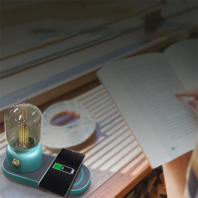 China Modern Multifunctional Eye Care Led Restaurant Table Lamp With Wireless Charger for sale