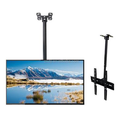 China Hot wholesale lcd plasma tv mount swivel and led tilt filp down lcd led adjustable ceiling tv mount bracket with vesa 400*400 for sale