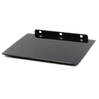 China Saving Easy Installation V-STAR Set Top Box Glass Shelf DVD Wall Support Mount for sale