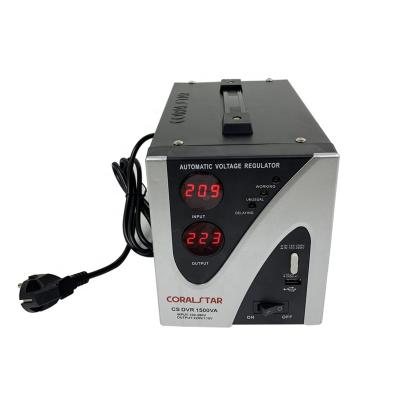 China Stabilized Voltage Maker 1500VA Automatic Voltage Regulator Stabilizer With USB Port for sale