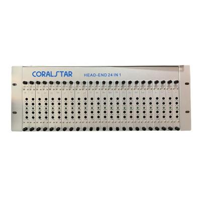 China Customized Professional Hotel TV RF 24 Channel Fixed Modulator catv modulator 24IN1 for sale