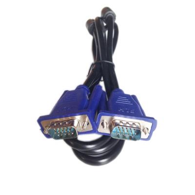 China High Flexible 1.5M Hot Selling VGA Cable + High Resolution VGA3 2 Cables For Computer And Monitor for sale