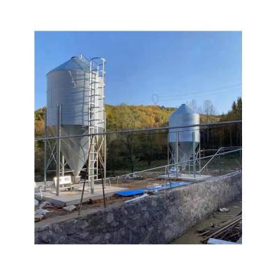 China Farms Special Hot Selling Hot Dip Galvanized Small Grain Silos Farm Feed Silos for sale