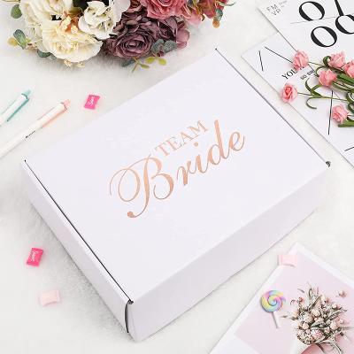 China Recyclable Custom Size Bridesmaid Gift Box For Wedding Party for sale