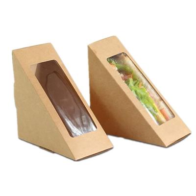 China Recycled Materials Kraft Cardboard Sandwich Pastry Dessert Customization for sale