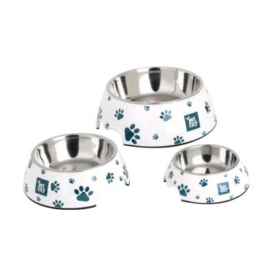 China Best Price Automatic Color Printed Pet Bowl Adjustable Pet Dog Bowl for sale