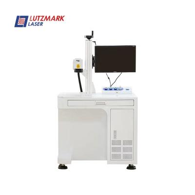 China Air Cooled Desktop Portable Fiber Laser Marking Machine For Metal Pen Ring Marking for sale