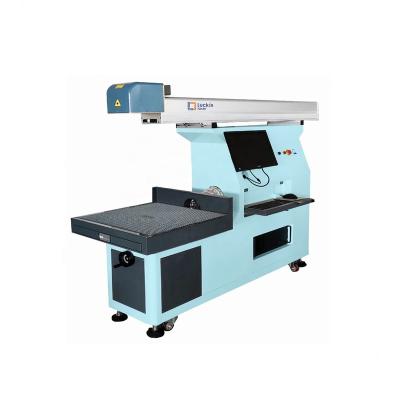 China Water Cooled Dynamic CO2 3D Laser Marking Machine Glass Tube Large Work Area for sale