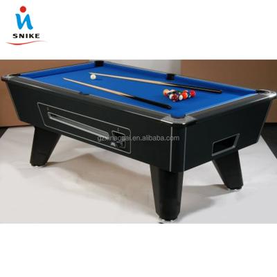 China One piece 25mm slate factory direct sale manual coin selector 7ft and 8ft coin operated billiard table for sale