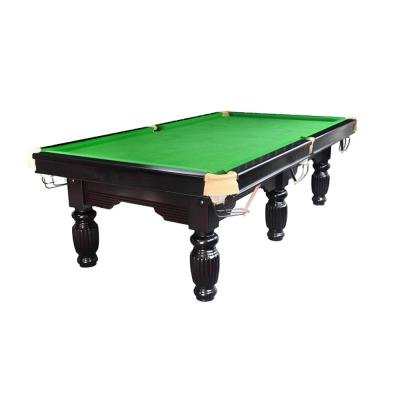 China Leather& Commercial Pool Table Slate 8ft Rubber 30mm Iron Billiard Balls 57mm K55 For Sale for sale