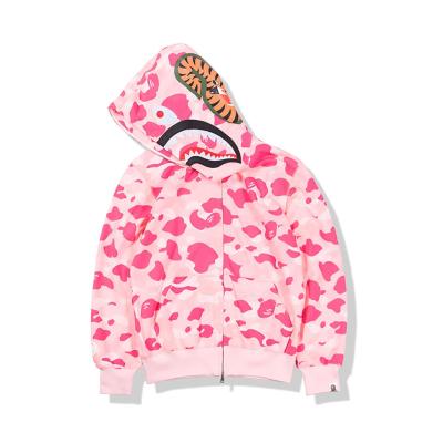 Chine Anti-pilling 2022 Hot Selling Amazon Fashion Pink Boys Full Zip Up Print Logo Embroidery Lightweight Cotton Men's Hoodies à vendre