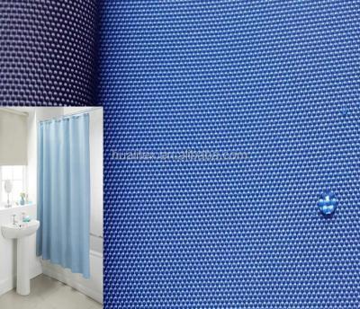 China Cheap Antistatic And Water Proof Polyester Shower Curtain Fabric for sale